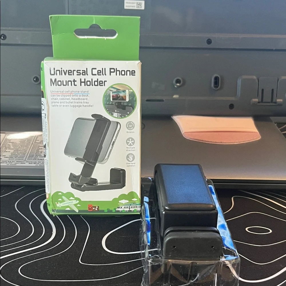 Universal Cell Phone Mount Holder - Black